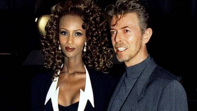 Iman a David Bowie (Londýn, 19. září 1994)