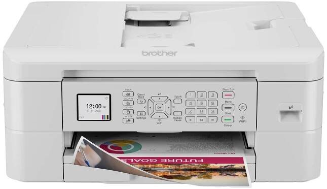 Brother MFC-J1010DW multifunkční tiskárna inkoustová barevná A4 tiskárna, skener, kopírka ADF, duplexní, USB, Wi-Fi