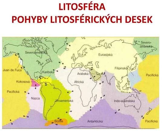 PPT - LITOSFÉRA POHYBY LITOSFÉRICKÝCH DESEK PowerPoint Presentation - ID:1982797