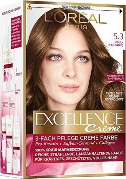 L'Oréal Excellence 5,3 hnědá světlá zlatá
