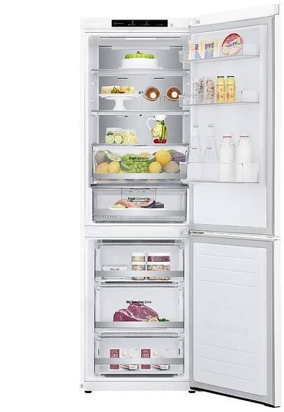 LG Kombinovaná chladnička LG | C | 341 l | Smart invertorový kompresor | DoorCooling+™, GBB71SWVCN1