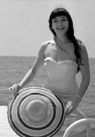 Juliette Greco à la plage