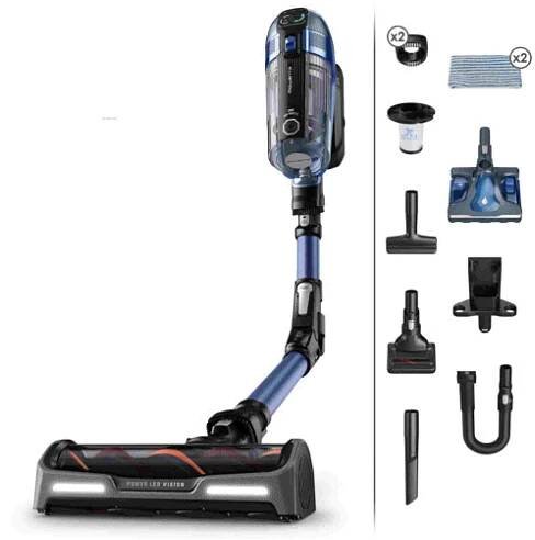Rowenta RH99C0WO X-Force Flex 14.60 4v1 Aqua Auto tyčový vysavač, akumulátorový, 200 AW, na vytírání i vysávání, HEPA - Použité