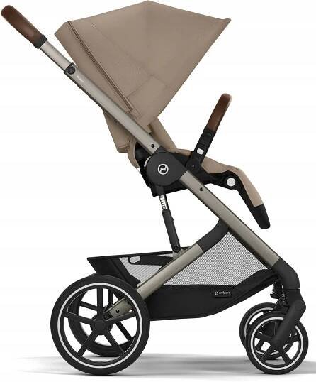 CYBEX BALIOS S LUX Sportovní Kočárek Almond Beige (taupe) béžový Barva odstíny hnědé a béžové