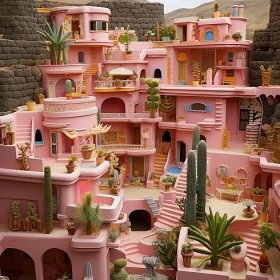 Barbie's Dream House: AI-Designed Homes Around The World