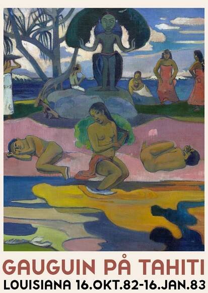 Obrazová reprodukce Day of the God (Colourful Exhibition) - Paul Gauguin