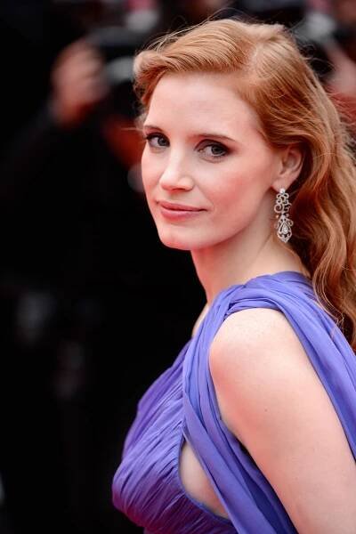 Jessica Chastain - Hair, Joint, Lip, Chin, Hairstyle, Eye...