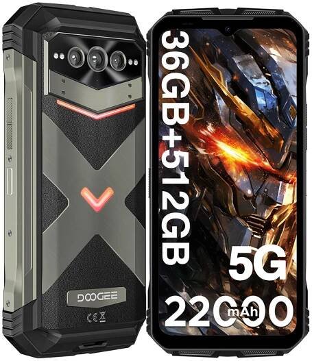 Mobilní telefon 5G - vysoce výkonná baterie 22000 mAh - 24 GB RAM + 512 GB ROM
