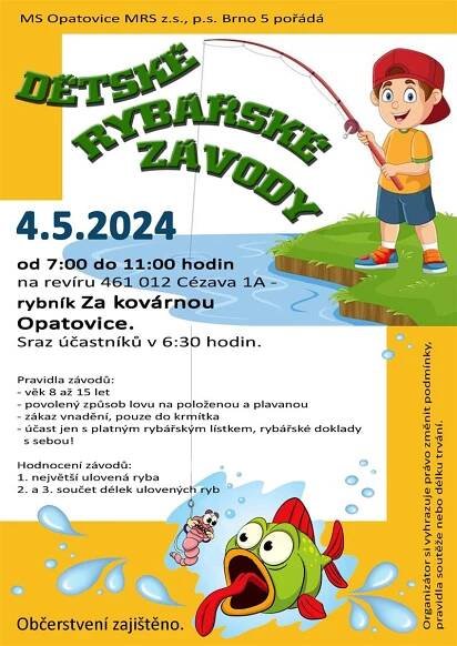 Dětské rybářské závody 2024