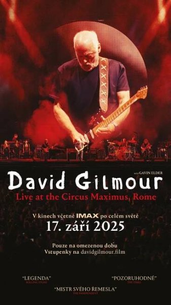 David Gilmour Live at the Circus Maximus, Rome - Plakáty