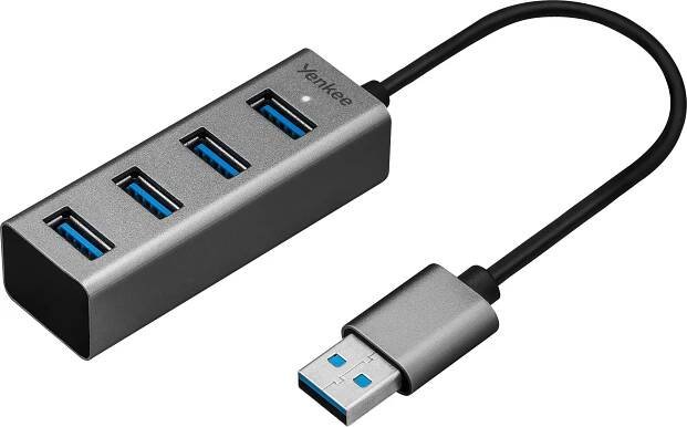 Hub 4x USB 3.0 kovový