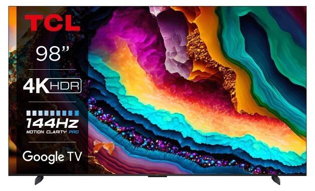LED televize TCL 98P743 98" 4K UHD stříbrná