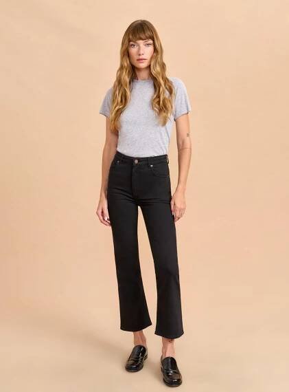 Picture of Meredith High-Rise Cropped Flare Jean - Pre-Loved