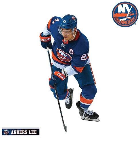 American Professional Hockey Player Anders Lee Poster Wallpaper