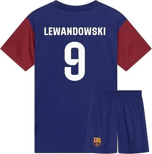 FC Barcelona Sada triček Lewandowski Home - Děti - Fotbal - 116