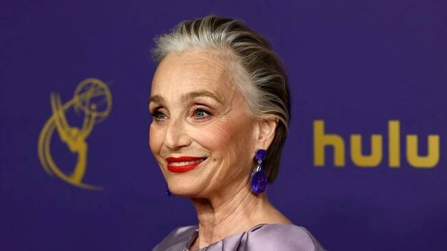 Kristin Scott Thomas gets golden-hour blonde hair makeover as she strays away from grey