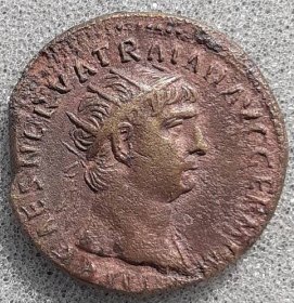 Řím císařství Traianus - dupondius - nádherný!