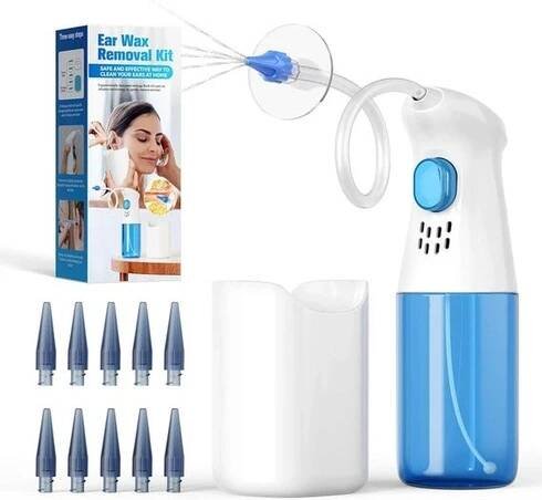 Ear Cleaner Odstraňovač ušního mazu, Qimic sada na odstranění ušního mazu, čistič uší, výplach uší