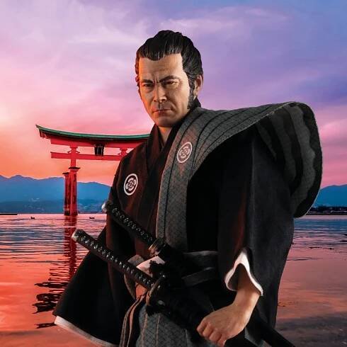 TOSHIRO MIFUNE RONIN E SAMURAI 1/6 ACTION FIGURE DELUXE DOUBLE