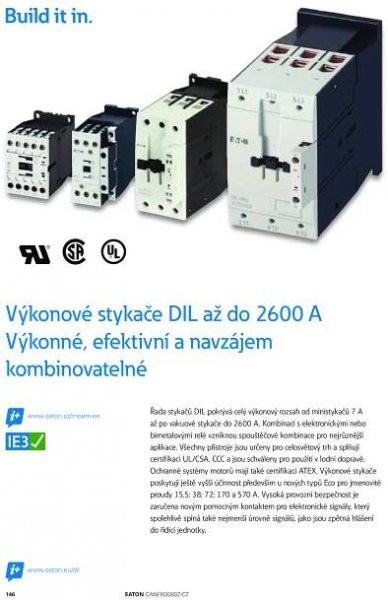 Přehled průmyslových výrobků Build it in.