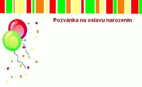 Pozvanky Na Oslavu Narozenin Vzory Ke Stazeni A Vytisknuti Listopadu ...