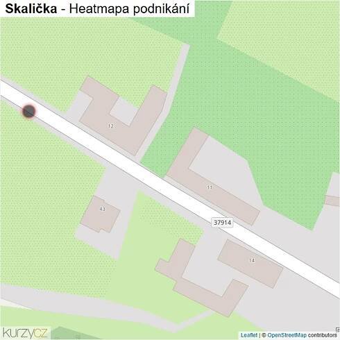 Mapa Skalička - Firmy v obci.