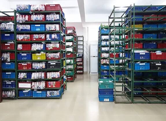 Production samples storage