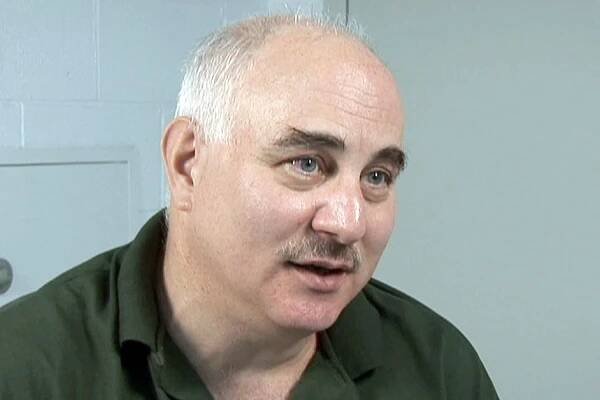 David Berkowitz speaks inside the Sullivan Correction Facility on May 29, 2009 in Fallsburg, New York..