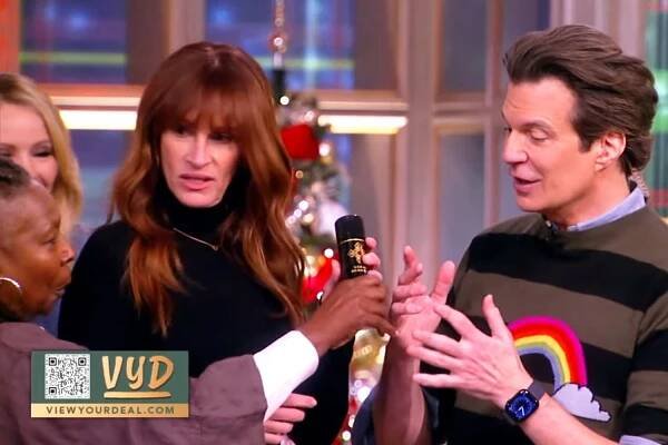 Julia Roberts and Whoopi Goldberg on The View