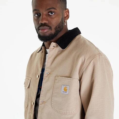 Bundy Carhartt WIP OG Chore Coat Dusty H Brown/ Black