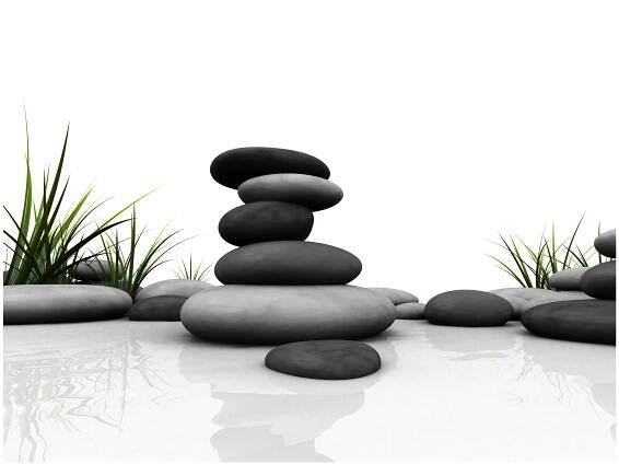 Bondecor Obraz, tištěné plátno Stones 50 x 150 cm