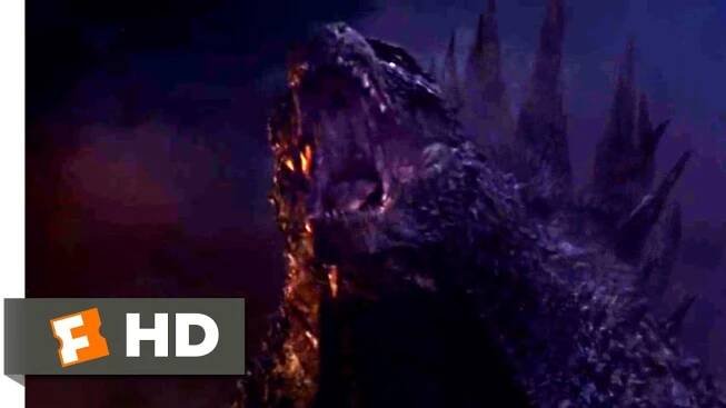 Godzilla (2014) - Monorail Fight Scene (3/10)