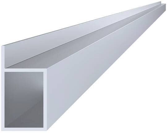 L profil uzavřený 40x55x75x6000mm, bez povrchové úpravy