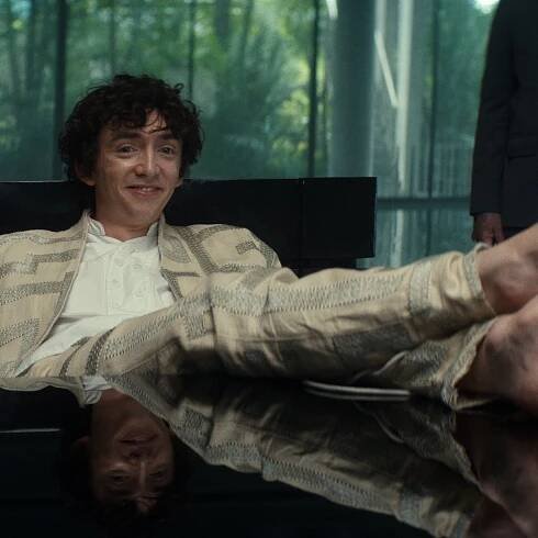 I love that 'Alien: Earth' trillionaire Boy Kavalier takes calls with his feet