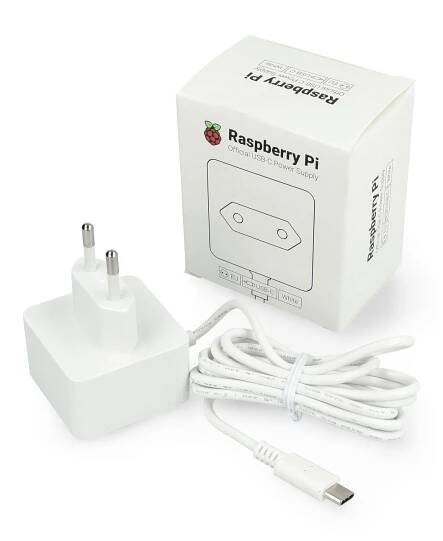 Napájecí zdroj USB-C pro Raspberry Pi (RPI PS 15W WT EU)