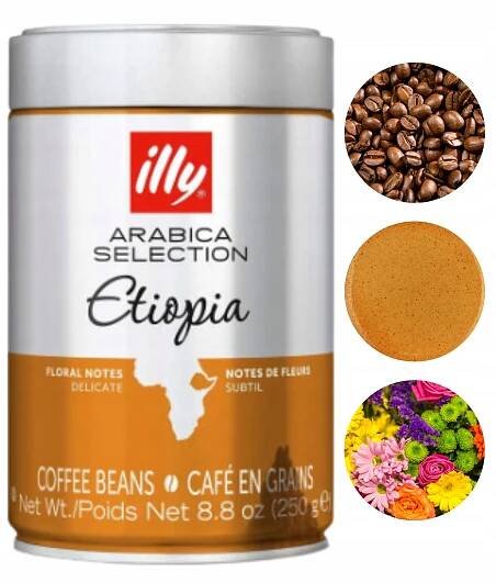 Illy Ethopia Arabica Selection zrnková káva 250 g