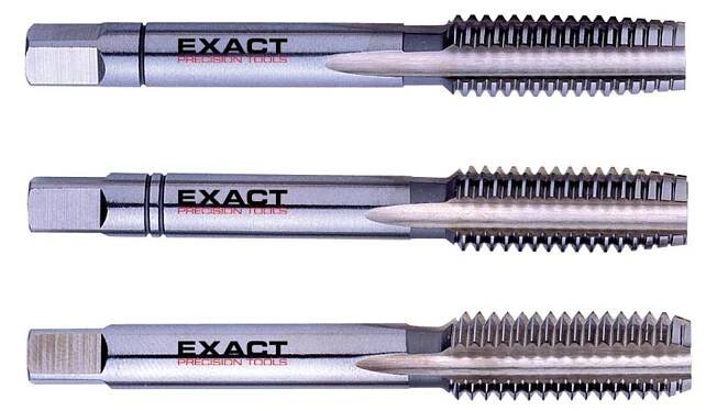 Exact 00216 ruční závitník 3dílná  metrický M6 1 mm levotočivý DIN 352 HSS  1 sada