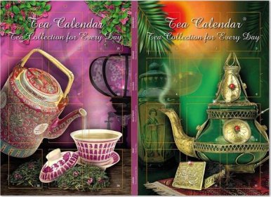 Pangea Tea čajový adventní kalendář růžový/zelený 24 ks 46 g od 134 Kč