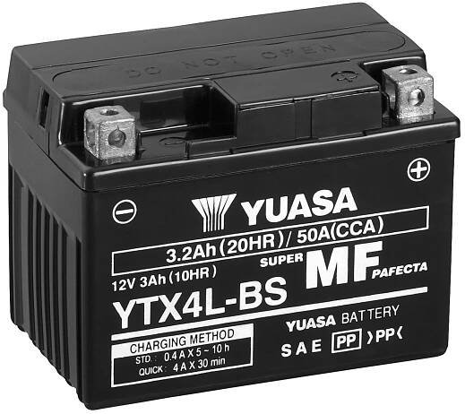 Yuasa YTX4L-BS 12V 3Ah