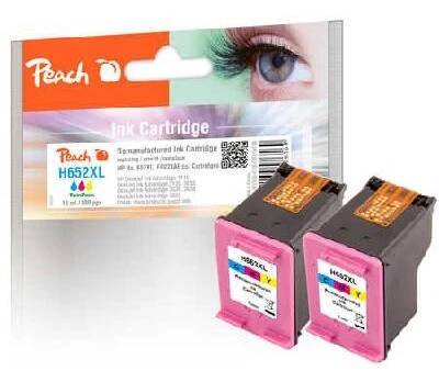 PI300-679 | Peach Twinpack HP 652 XL (F6V24AE) barevná - 2 ks - kompatibilní