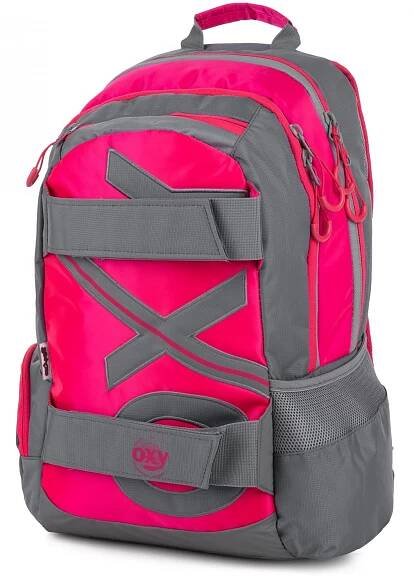 Studentský batoh OXY SPORT Neon Line Pink