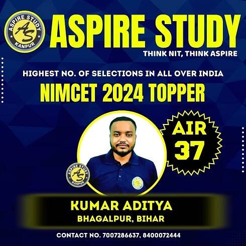 Aspire Study : Best NIMCET Coaching in India | Top and Best NIMCET Coaching in Kanpur 