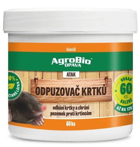 Agrobio Odpuzovač krtků 60 ks
