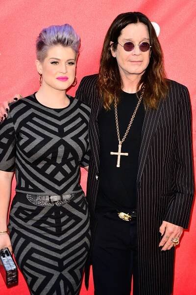Kelly Osbourne and Ozzy Osbourne at the 2014 MusiCares MAP Fund Benefit Concert
