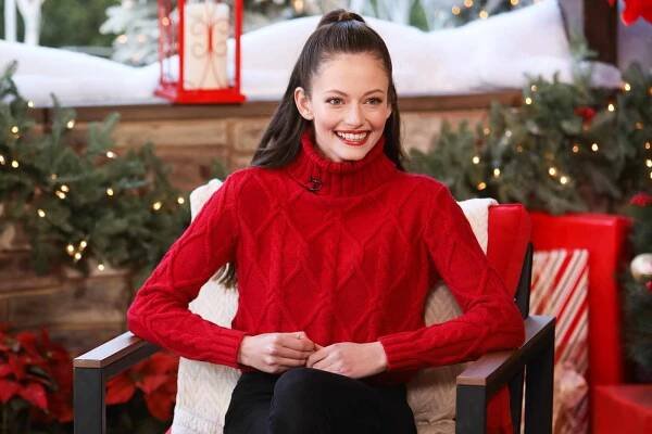 Mackenzie Foy visits Hallmark Channel's 