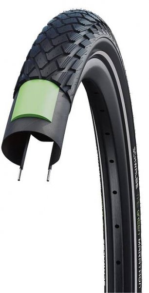 Schwalbe Green Marathon Addix Eco E-50 drát černý/reflexní pruh