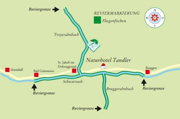 Fischereirevier Tandler © Naturhotel Tandler
