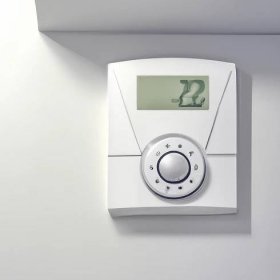 [An image of a modern alarm system installed in a residential apartment.]. Sigma 85 mm f/1.4. No text.
