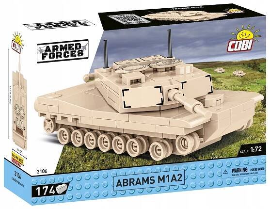 MODEL Stavebnice SET pro dospělé Armed Forces Abrams M1A2