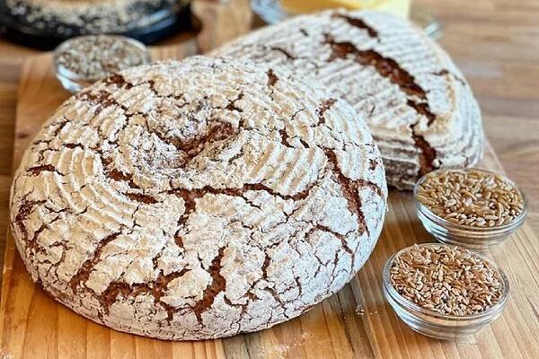 Recept na chléb Jednozrnka od Mirky van Gils Slavíkové
